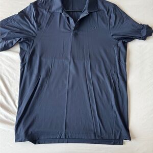 Lululemon Athletica Blue Polo Shirt
